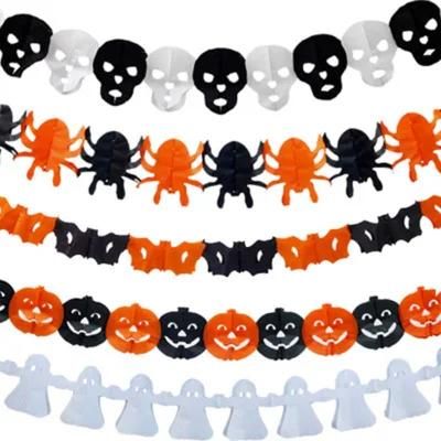 Halloween Party Decoration Tissue Paper Garland