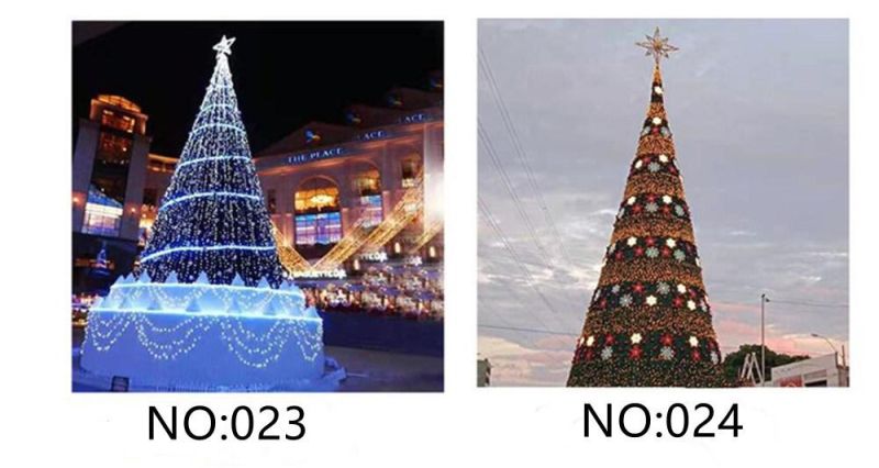 Big Size Christmas Festival Decorating LED Tree with New Design Shape