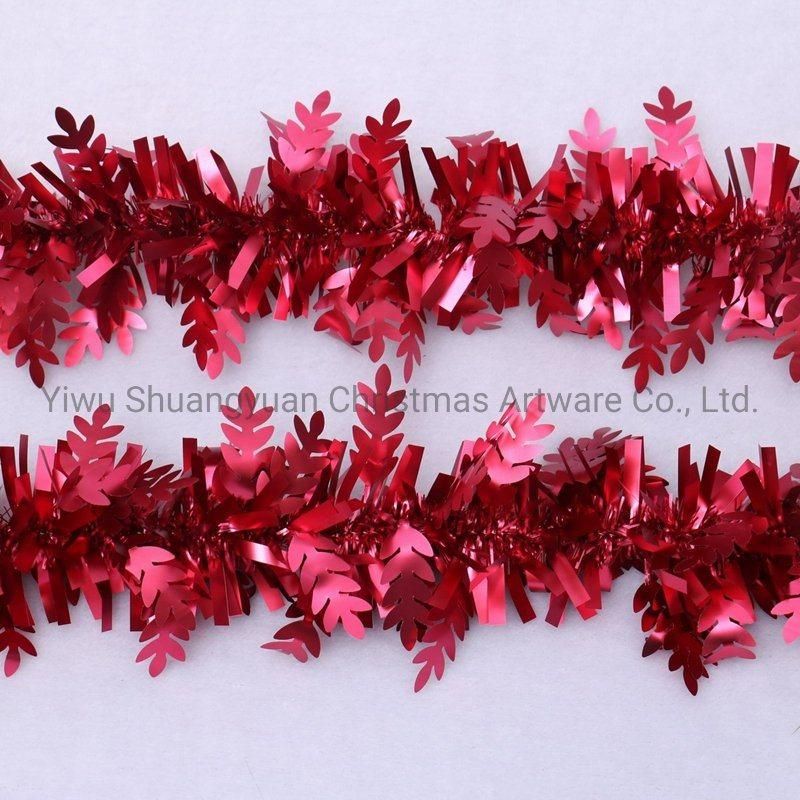 Christmas Pet Tinsel Flowers for Holiday Wedding Party Decoration Supplies Hook Ornament Craft Gifts