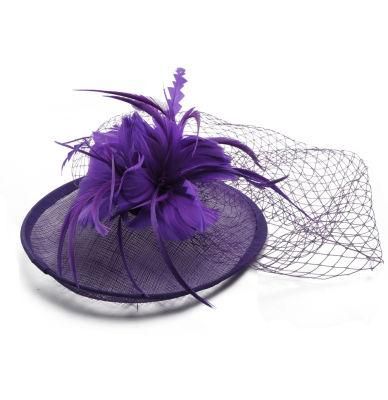 Wedding Clip Feather Bridesmaids Retro Party Caps Hat