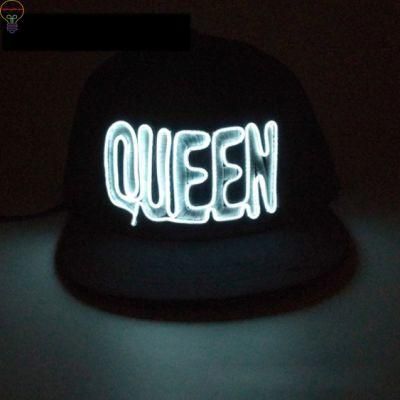 LED Luminous Embroidery Hat Logo Designed LED Cap