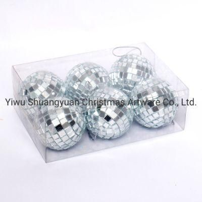 6cm Set of 6 PCS Foam Mirror Ball Mini Mirror Ball Disco