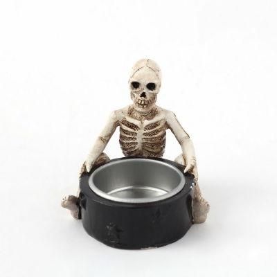 Halloween Party Supplies Horror Skull Candle Holder
