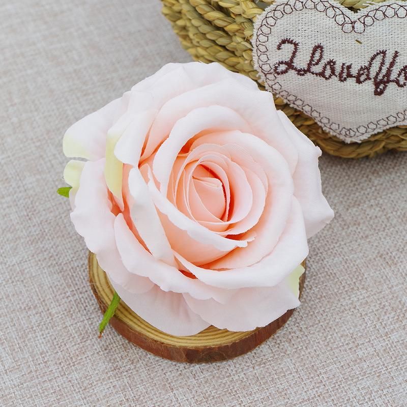New Arrival Colorful Artificial Flower Heads Wholesale Artificial Flower Rose Flower for Wedding Decoration