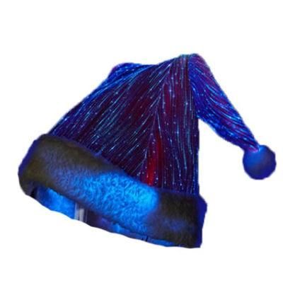 Party Fiber Optic Luminous Christmas Hat for Kids