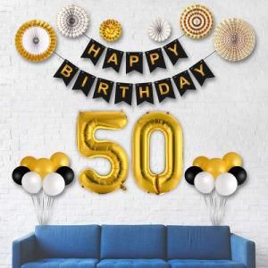 50 Years Old Birthday Party Decoration Wedding Supplies Decoration Balloons