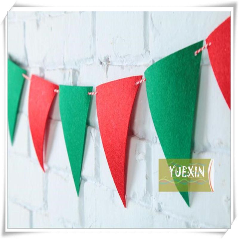 Red & Green DIY Craft Felt for Christmas Hanging Decoration