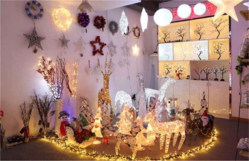 Acrylic Christmas Decorations Light with LED Christmas Wood Light