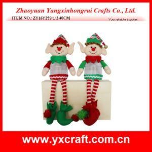 Christmas Decoration (ZY16Y259-1-2 40CM) Decorative Felt Christmas Bottle