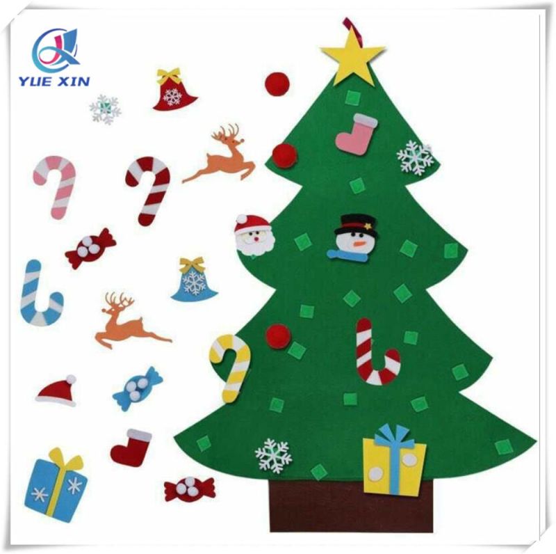 DIY Felt Christmas Tree for Christmas Door Wall Hanging Decorations