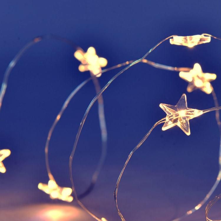 Indoor Star Fairy String Lights for Christmas or Party