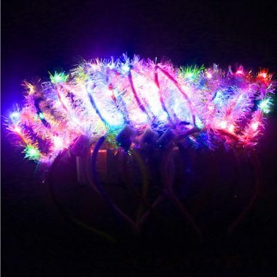 Costume Accessory Light up Flashing LED Hairband Hair Hoop Headband