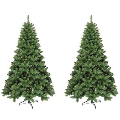 Yh2057 1.8m/6FT Outdoor Indoor Decoration Trees Cheap Artificial PVC Christmas Tree