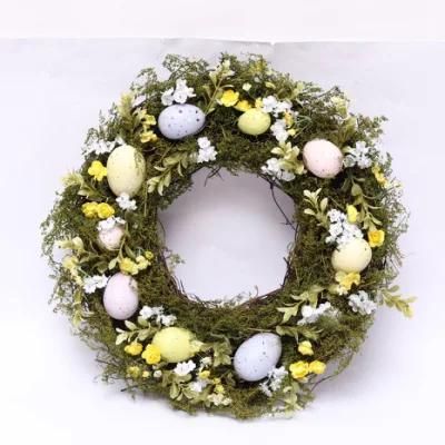 Artificial Eucalyptus Wreath 20 Inches Large Green Leaf Wreath