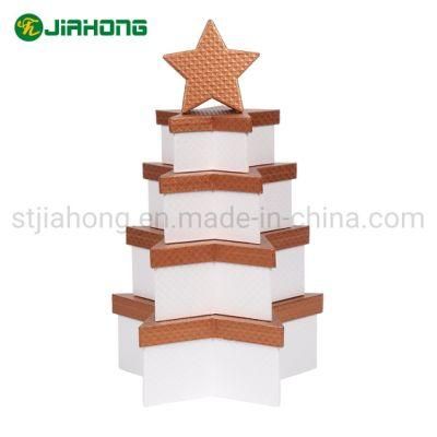 Star Shaped Cardboard Craft Paper Packing Christmas/Party/Birthday Gift Packaging Box (Sets) Candy/Cake/Chocolate Box