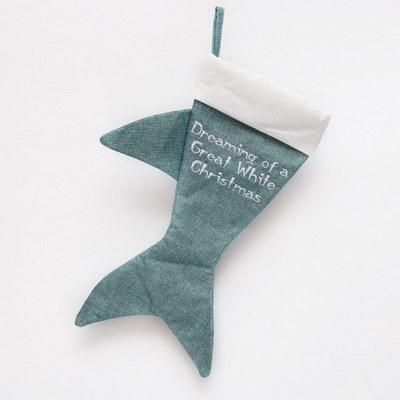 Yiwu BSCI Factory Lovey Fish Design Christmas Gift Stocking