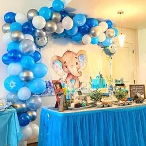 Baby Shower Decorations Blue Balloon Garland Arch Kit