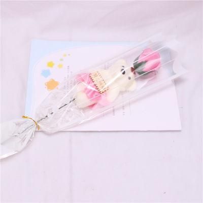 Artificial Soap Flower Single Rose Colorful Popular Soap Rose Gift for Valentine&prime; S Day, Mother&prime; S Day, Christmas