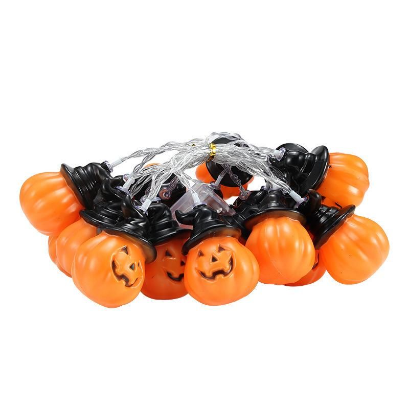 Battery Operated Decoration Orange Pumpkin LED Halloween Light