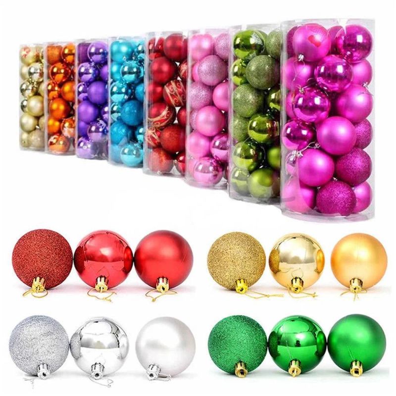 Christmas Tree Hanging Decoration Ornament Home Decor Colourful Plating Ball