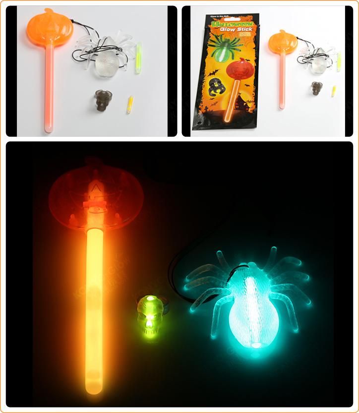 Popular Products Halloween Set with Glow Spider (HLW002)