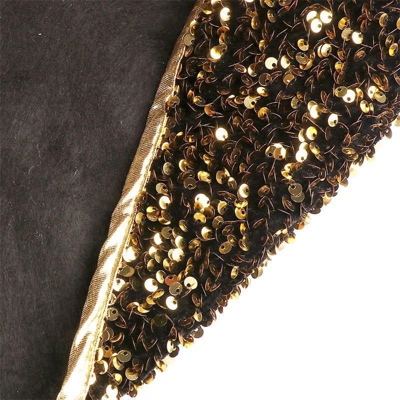 2020 New Foreign Trade Pearl Tree Skirt Sequined Tree Skirt Christmas Tree Bottom Skirt Christmas Decorations