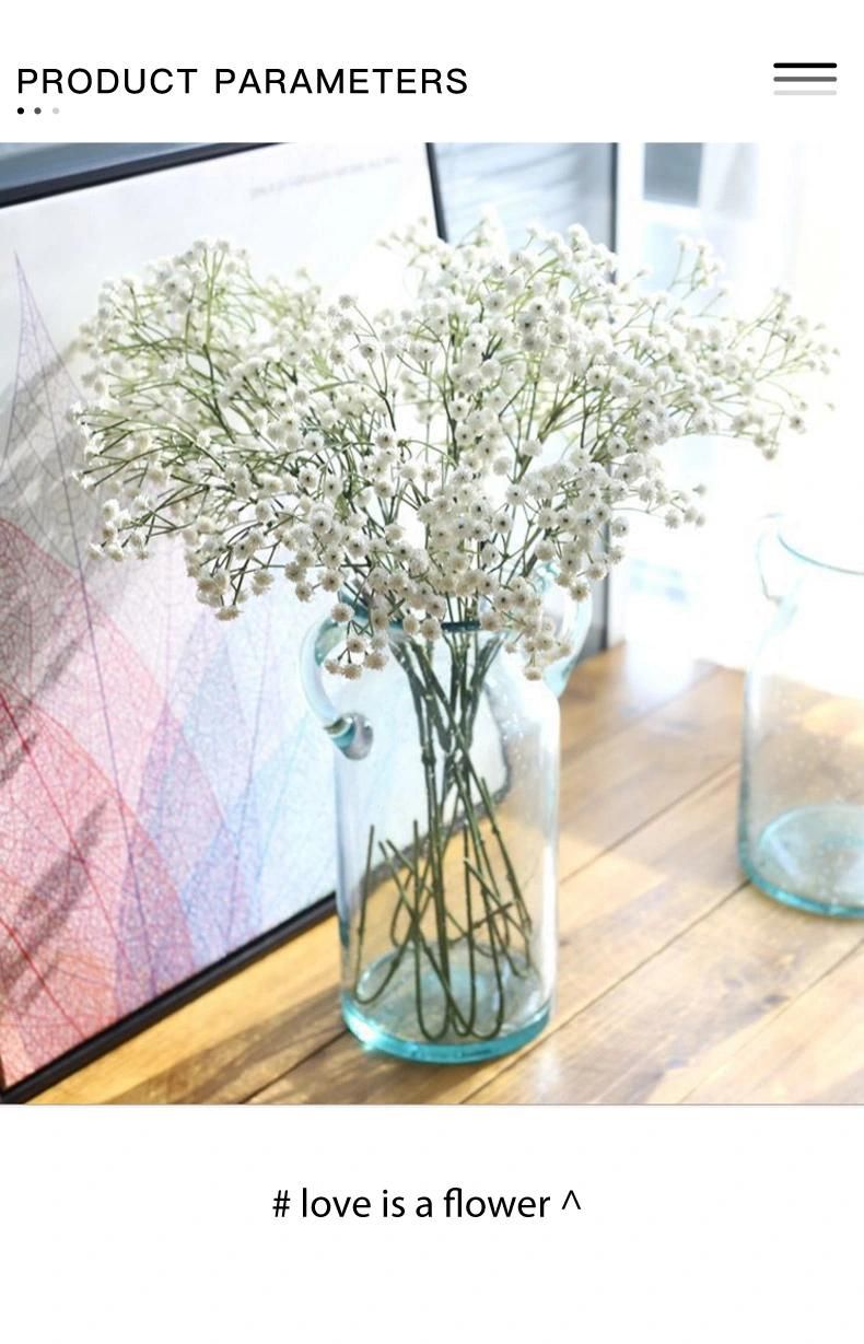 Artificial Baby Breath Flowers Gypsophila Bouquets Real Touch Flowers for Wedding Decor DIY Home Party