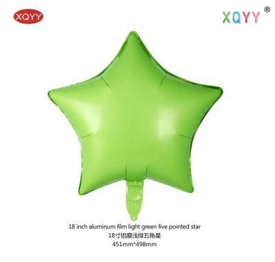 Hot Sell 18 Inch Party Foil Helium Balloons Laser Heart Star Mylar Balloons for Christmas Wedding Birthday Party Supplies