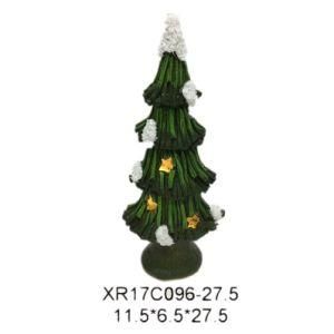 Quanzhou Factory Wholesale Polyresin/Resin Christmas Tree with LED Light