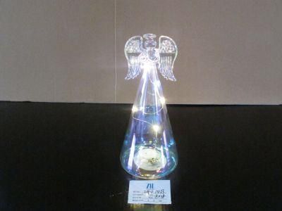 Christmas Glass Angel Ornaments with LED Light