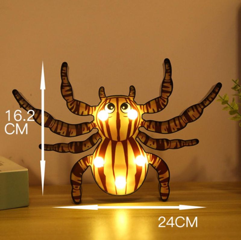 LED Halloween Lights Pumpkin Bat Ghost Decorations Lights