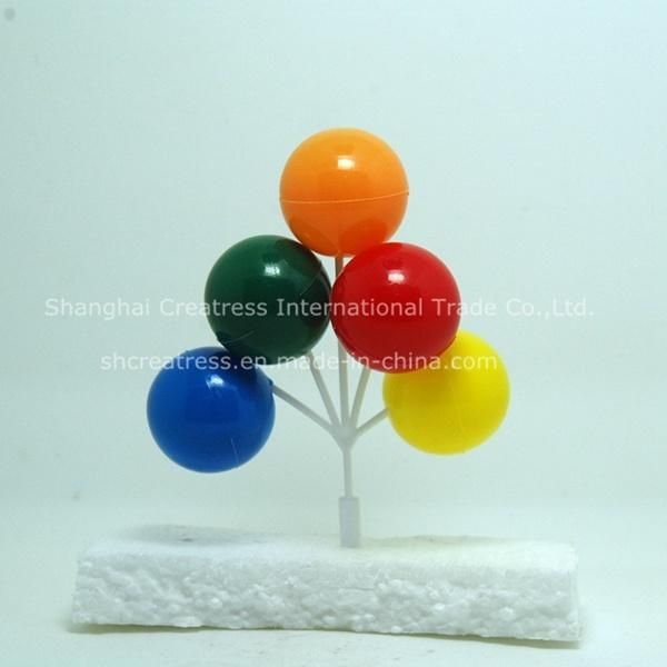 Cheap Plastic Round Christmas Decoration Supplies