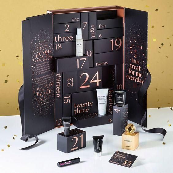Custom Christmas Advent Calendar Box Empty Custom Luxury Gift Box Is Used for Cosmetics