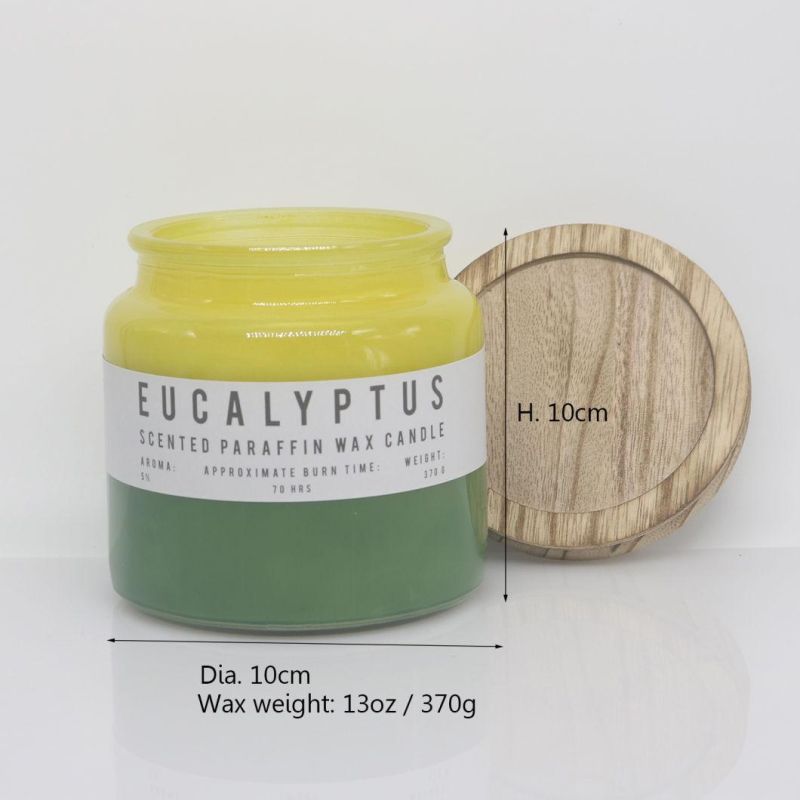 10*10cm Eucalyptus Fragranced Waxfill Candle for Home Decor