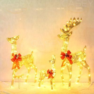 Wholesale Light Christmas Decorative LED 3D Motif Deer for Sale