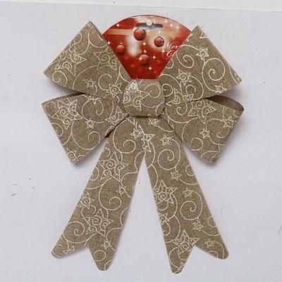 Popular 20*24cm Champangne Gold Glitter Plain Bowknot