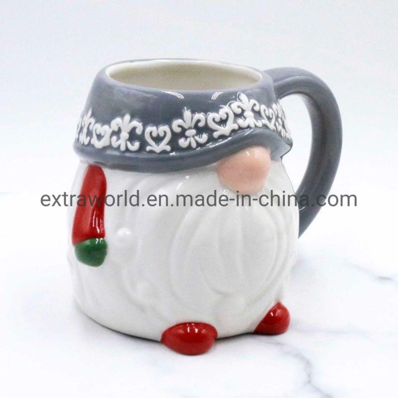 Christmas Gift Ceramic Mugs 20oz Santa Creative Coffee Mug