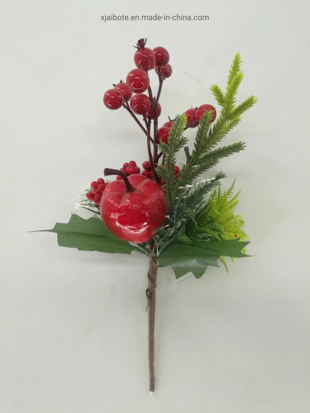 Christmas Tree Decorations Xmas Accessories Pick with Short Stem