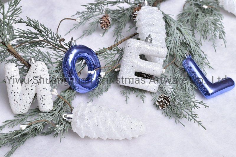 New Design High Sales Christmas Letter Noel for Holiday Wedding Party Decoration Supplies Hook Ornament Craft Gifts