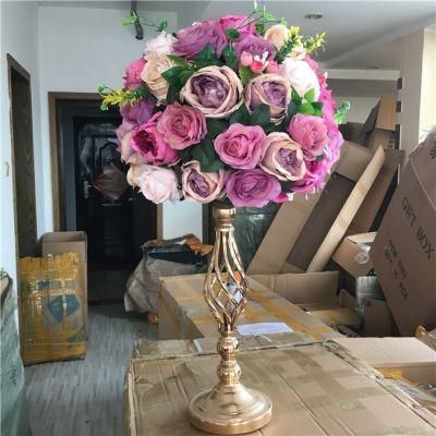 Hot Sale Elegant Custom Artificial Flower Centerpieces Flower Ball for Wedding Decoration