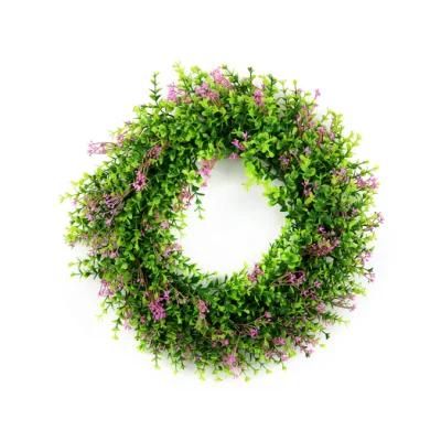 Wholesale Artificial Green Leaves Spring Front Door Wreath