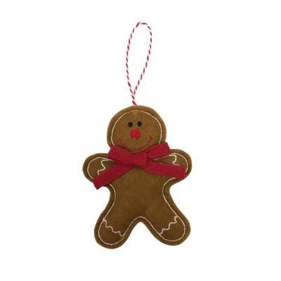 New Ornament Ginger Bread Man Christmas Decoration Supplies Felt Craft
