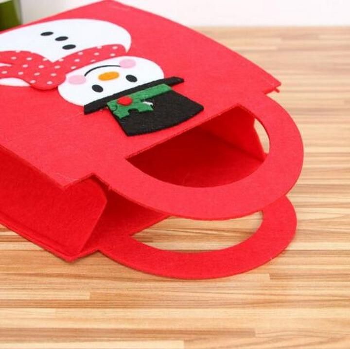 Christmas Children Gift Candy Non-Woven Tote Bag