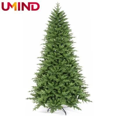 Yh2055 Wholesale Green Slim Artificial Christmas Tree 210cm Decorations Xmas Decoration Pine Christmas Tree