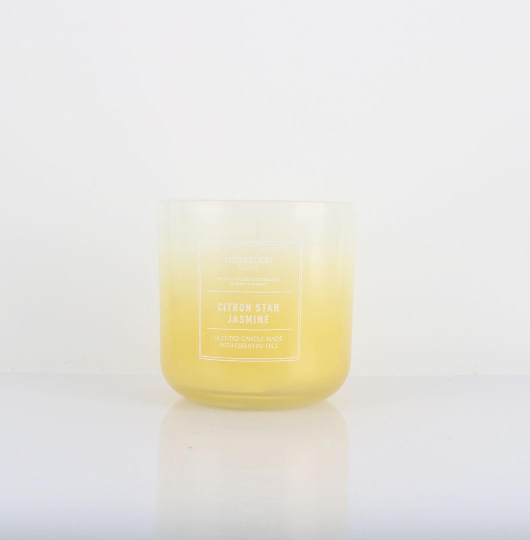 7oz Custom Romantic Personalized Premium Gradient Glass Candle