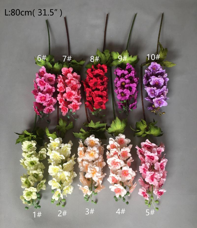 Wholesale Home Decoration Hyacinth Flower Artificial Delphinium Flower