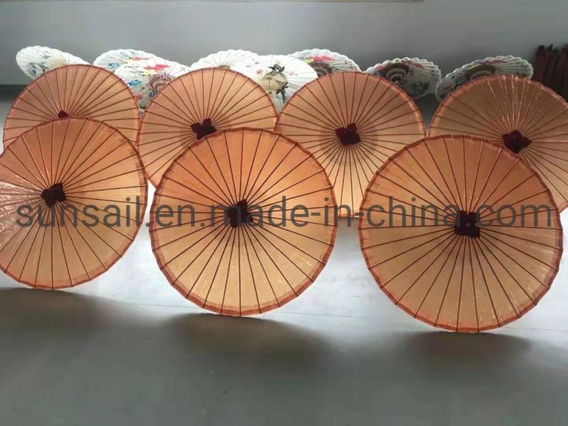 High Quality Rice Paper Bamboo Parasols