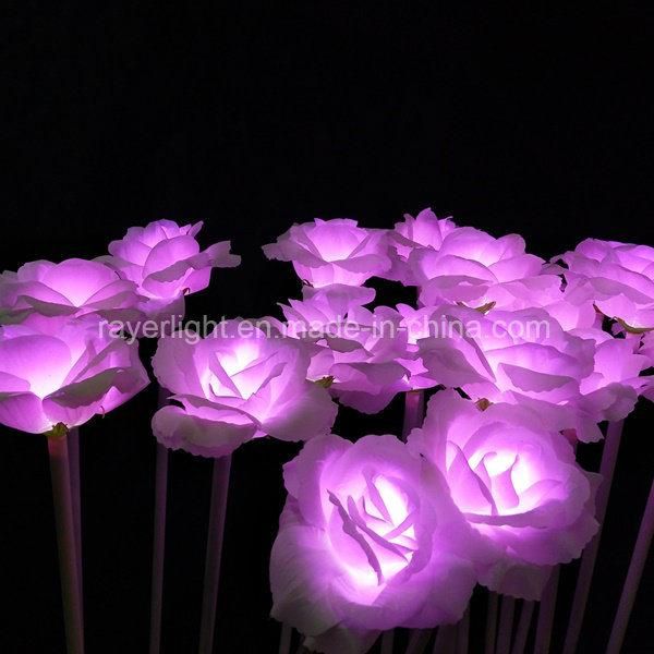 LED Garden Landscaping Changing Color Flower Lights LED Decorative Ornaments