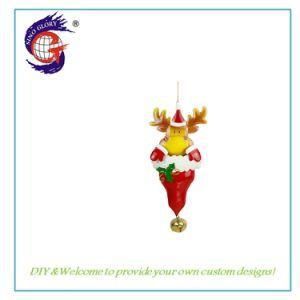 Decorative Christmas Elk with Bell Home Ornament for Holiday