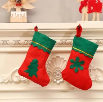 Christmas Stockings Socks for Santa Claus Candy Gift Bag Christmas Tree Hanging Decoration Christmas Tree Design Socks